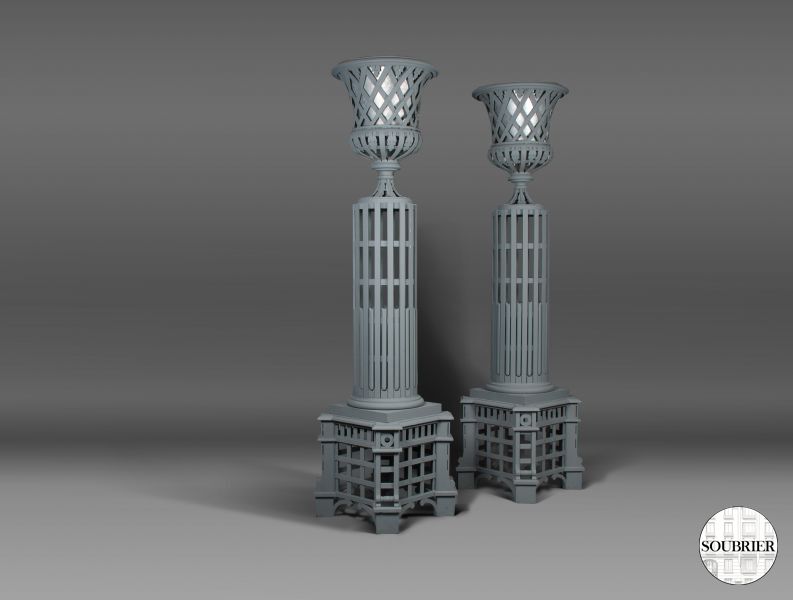 Trellis columns