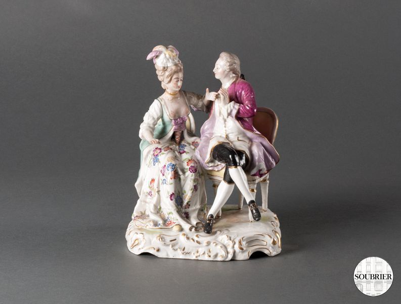 Personnages en porcelaine de Saxe