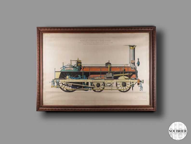 Locomotive drawing