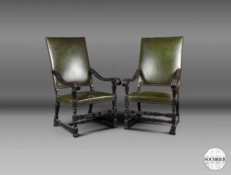 Two eighteenth Italian armchairs