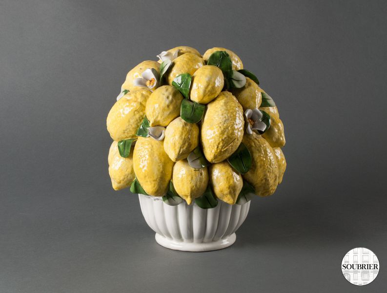 Coupe en pyramide de citrons