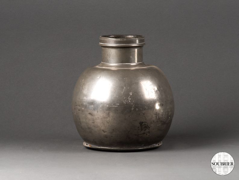 Tin ball vase