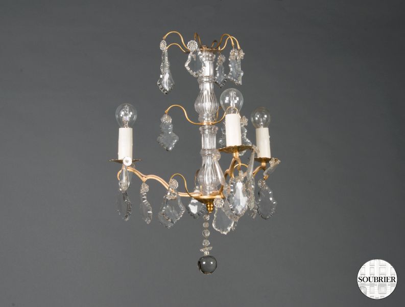 Small crystal chandelier