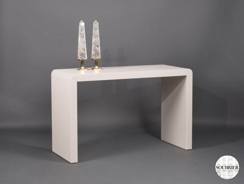 Shagreen console