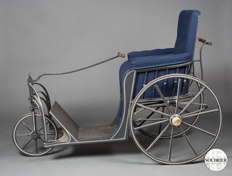 Antique park wheelchair