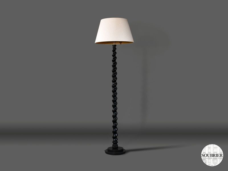 Lampadaire noir abj beige
