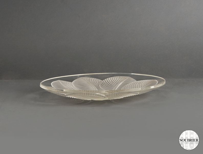 Crystal oval bowl