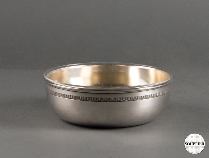 Interlocking crystal & silver bowls