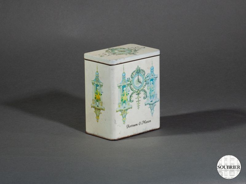 Boite à gâteau en tôle émaillée