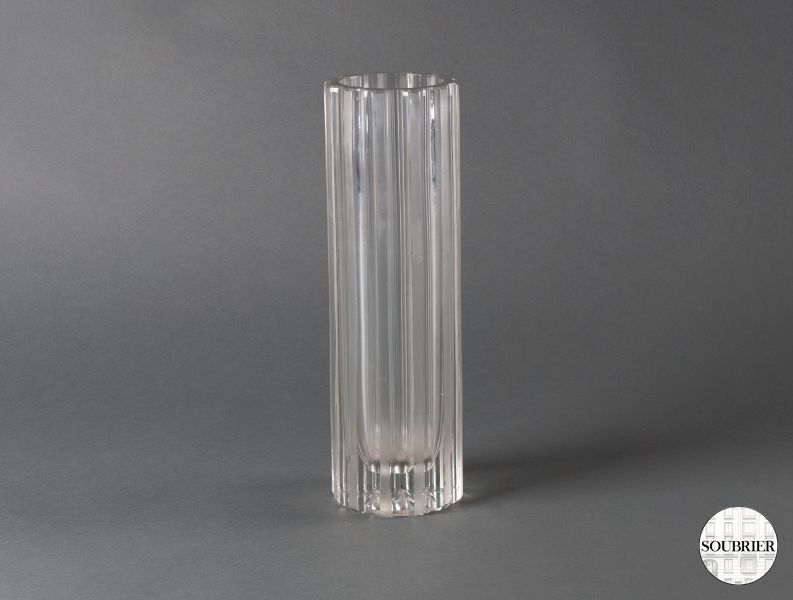 Bohemian crystal vase