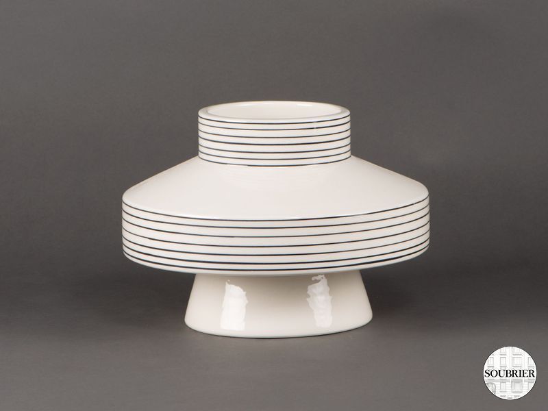 vase moderne céramique blanche