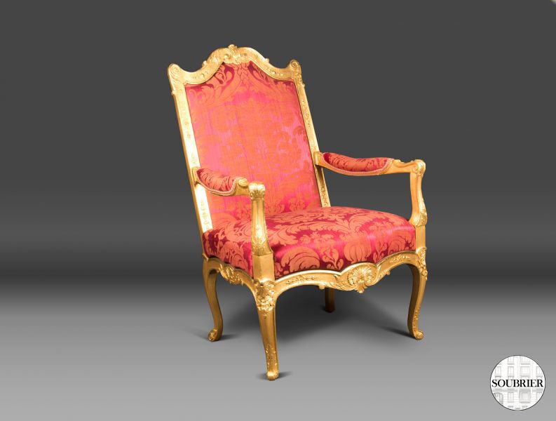 Regency Red Armchair