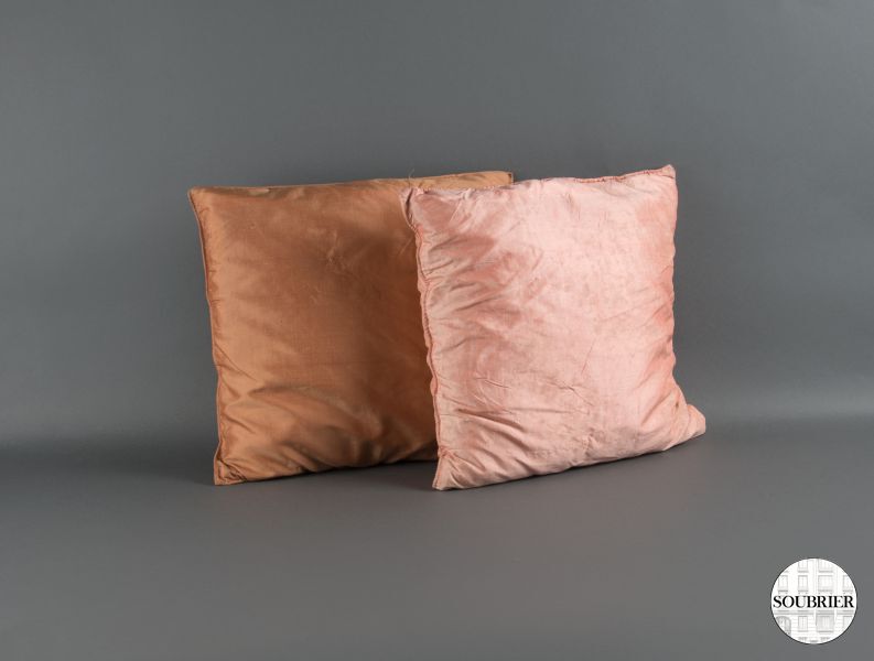 Silk cushions
