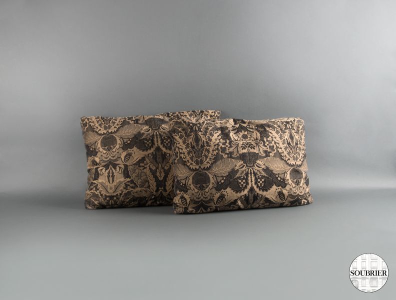 Damask cushions