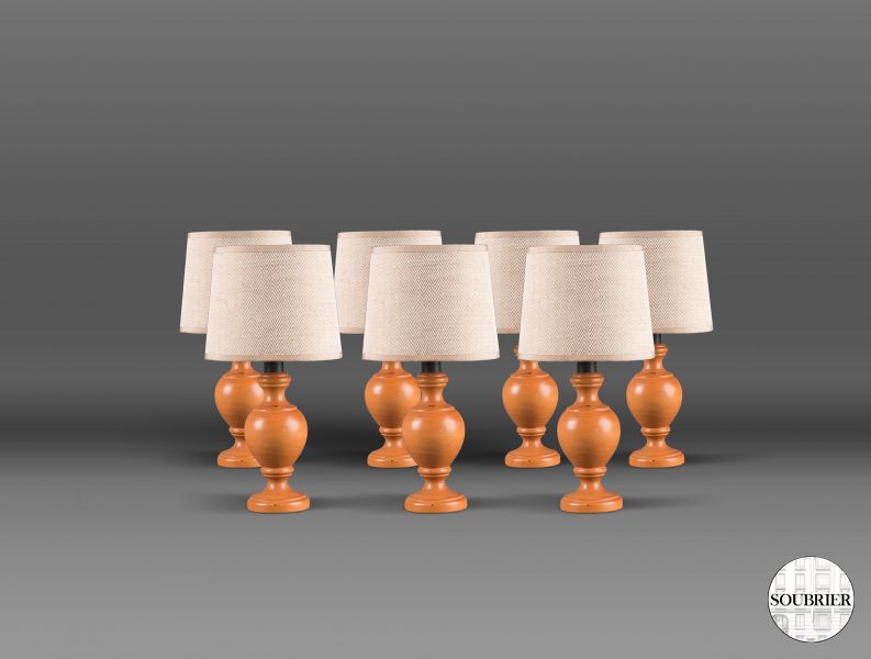 7 bedside lamps