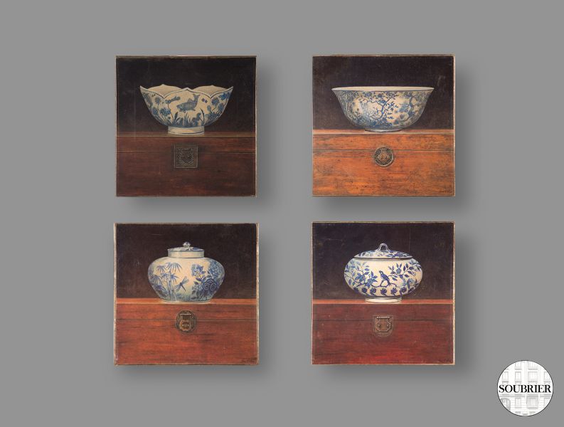 Chinese vases paintings