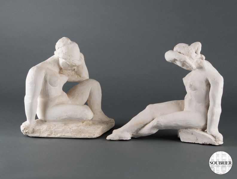 Plaster figures