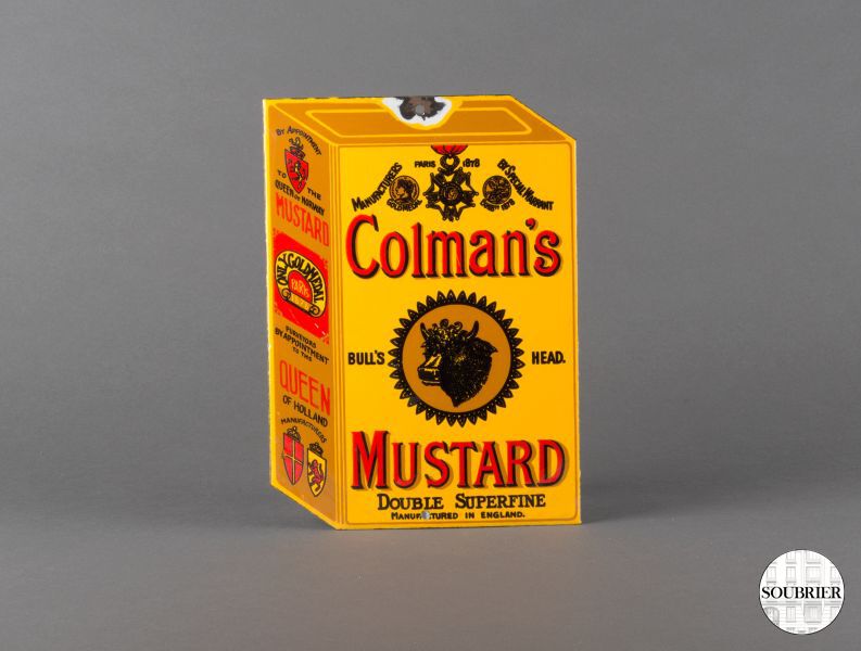 Plaque émaillée Colman's Mustard