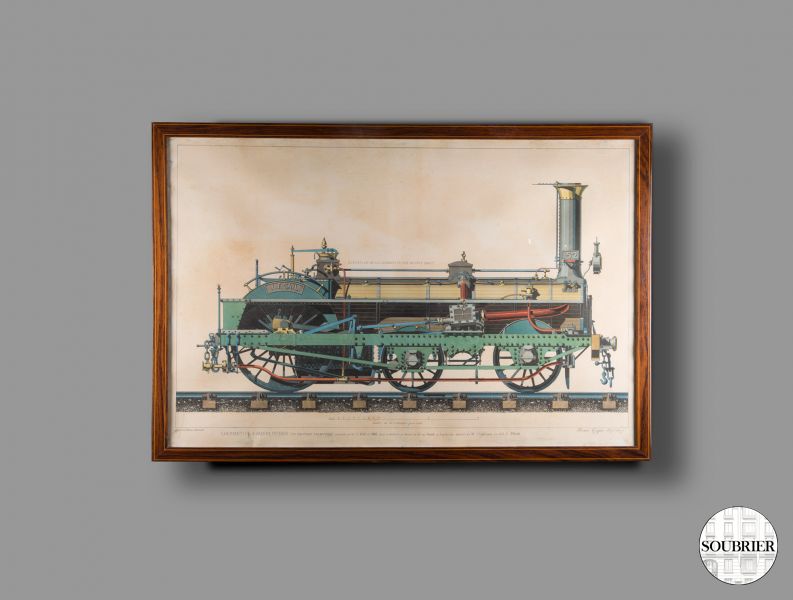 Locomotive drawing