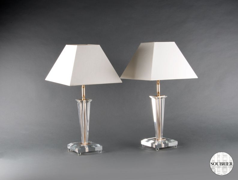 Glass bole lamps