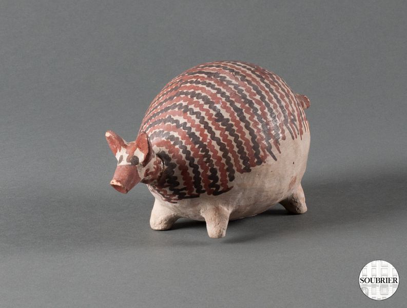 Clay piggy bank