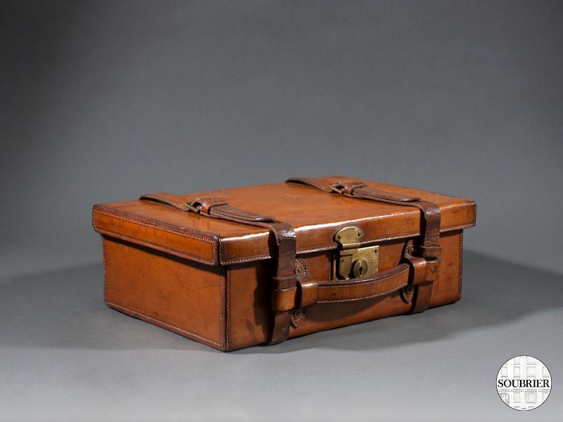 Malette à cartouche en cuir