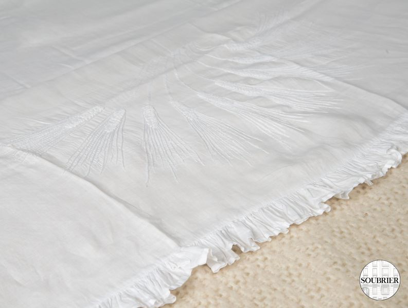 Ear of wheat toddler top sheet