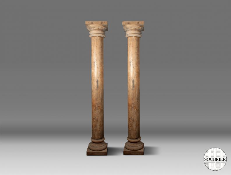 Wooden columns