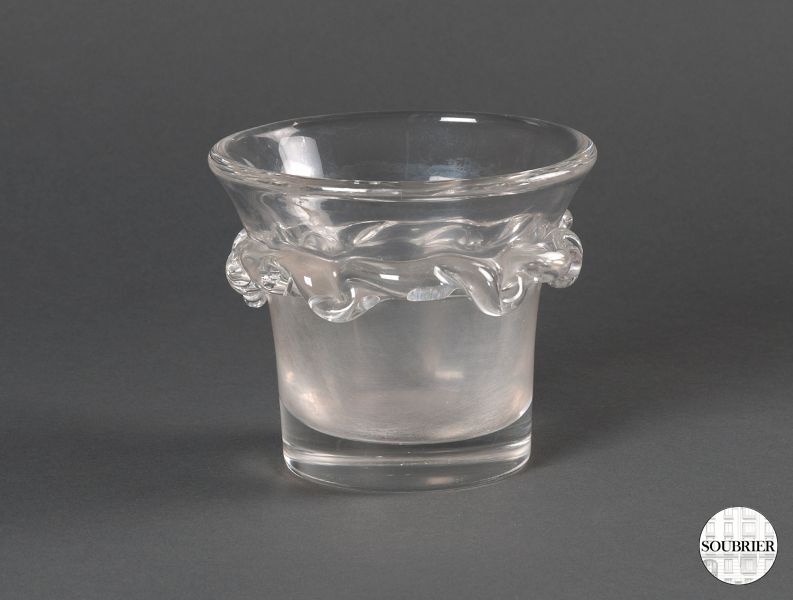 Daum crystal vase