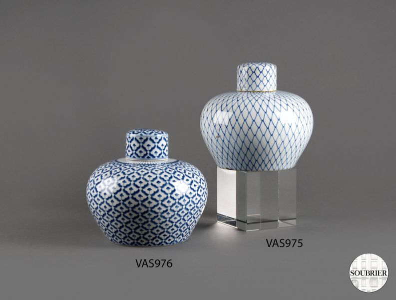 Pair of porcelain vases