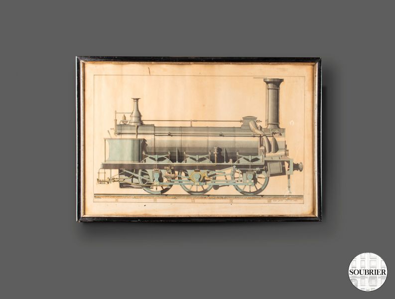 Locomotive drawing