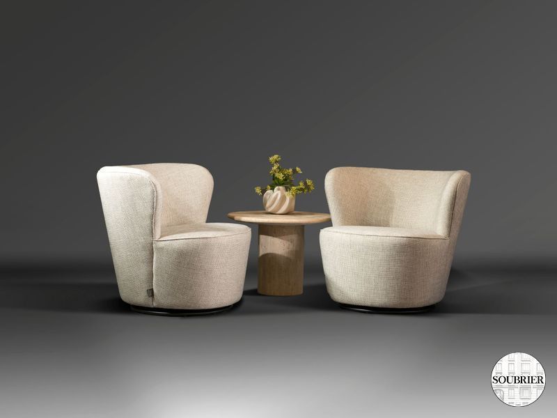 Fauteuil gondole pivotant