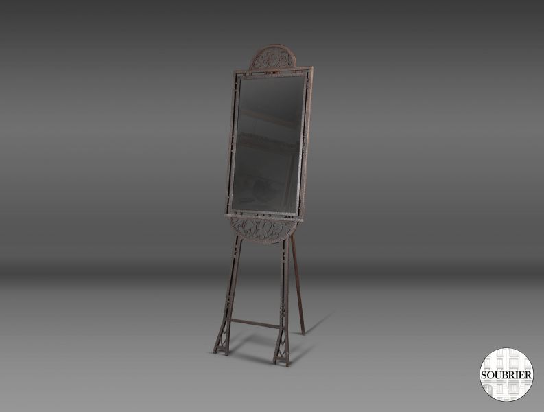 Art Deco cheval mirror