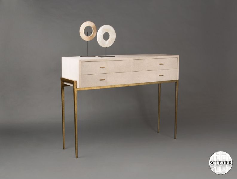 Shagreen console