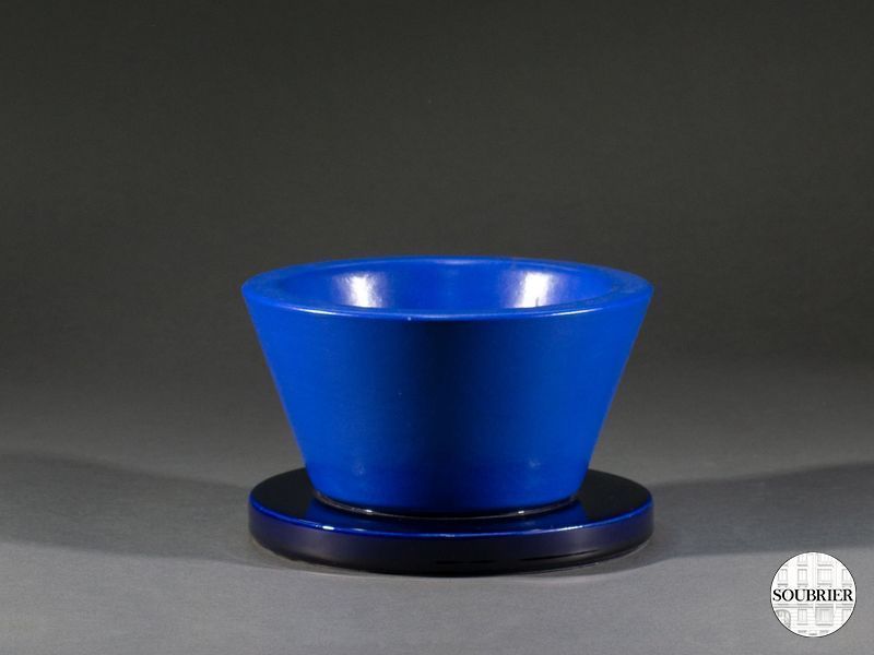 Coupe céramique bleu