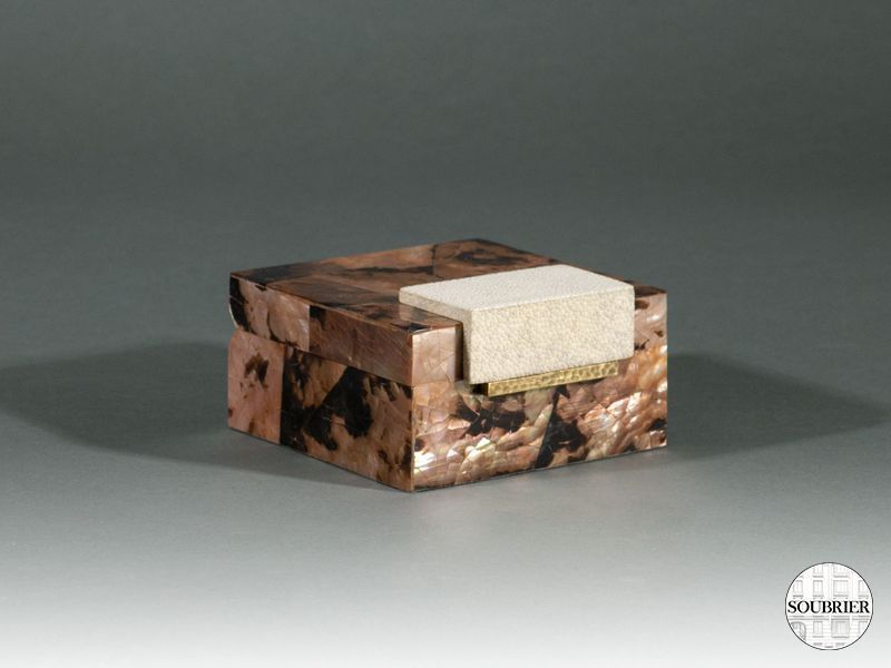 Coffret bois et galuchat