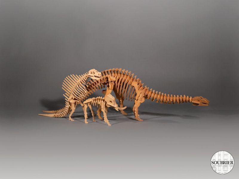 Mammouth bois découpé 