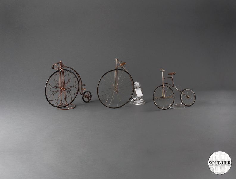 Bicycle miniature brass