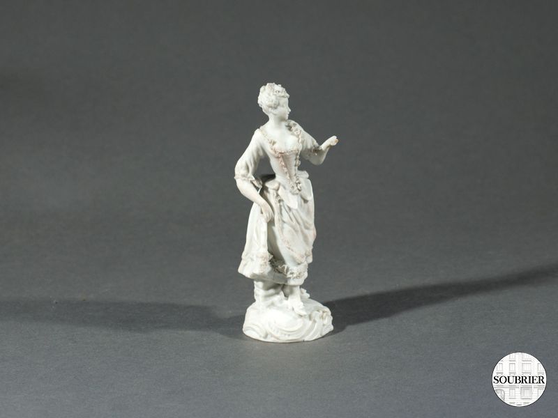 Sujet femme à la lettre biscuit