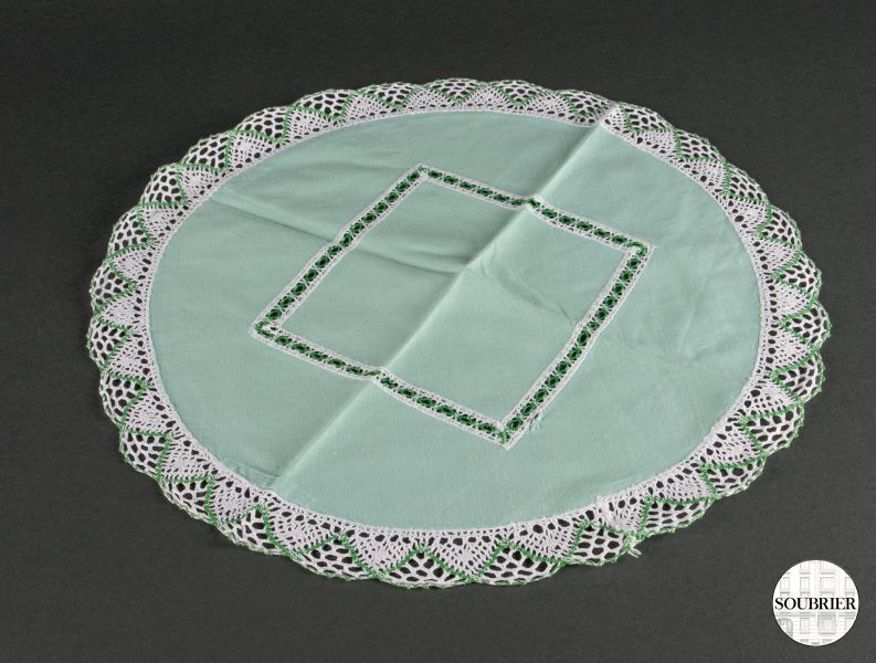 Green doily