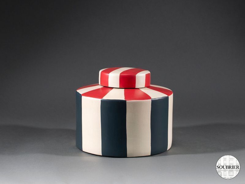Coffret cèramique et son couvercle 