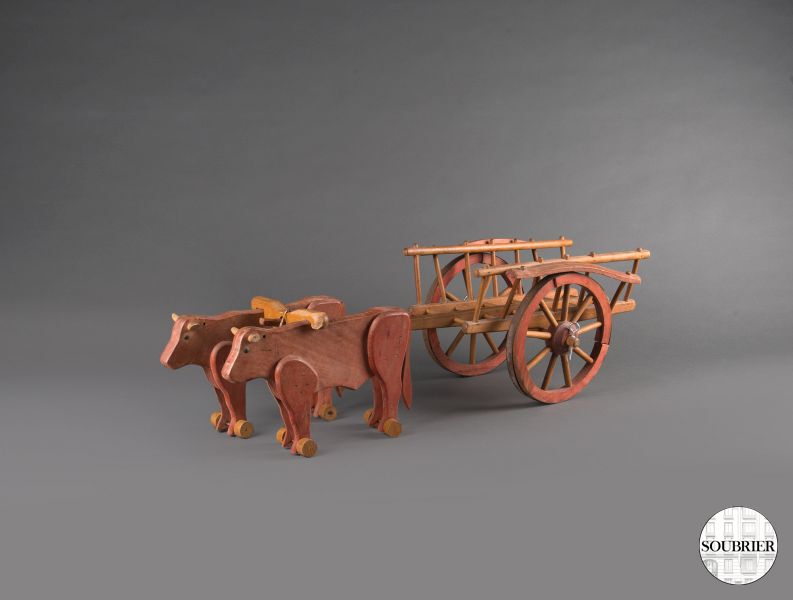 Wood bullocks carriage