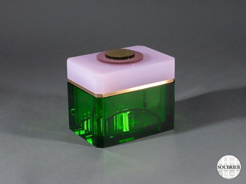 Coffret en verre plus couvercle