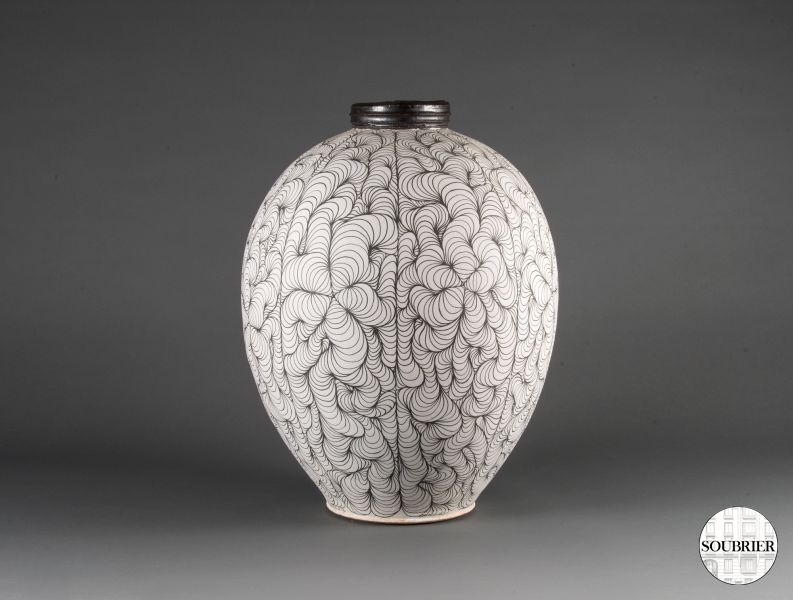 Grand vase en céramique - 64 cm