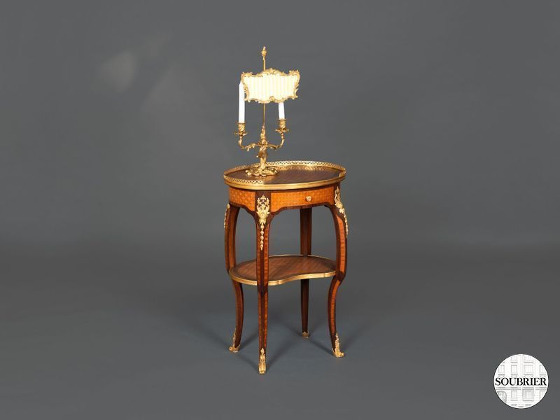 Oval living room pedestal table 