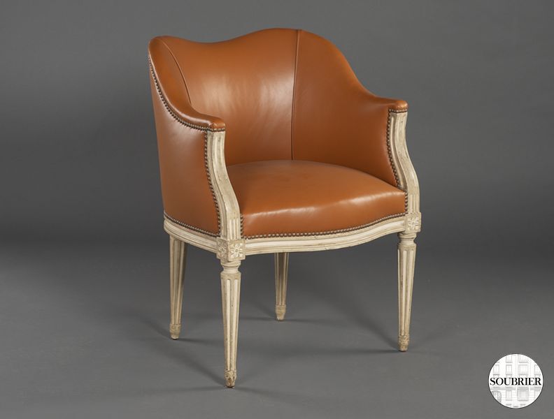 Fauteuil de bureau Louis XVI