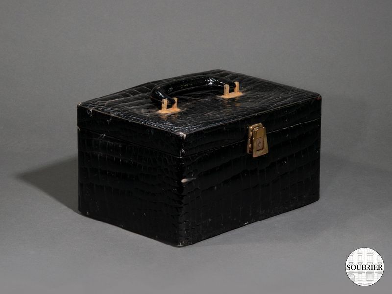 Vanity case en croco