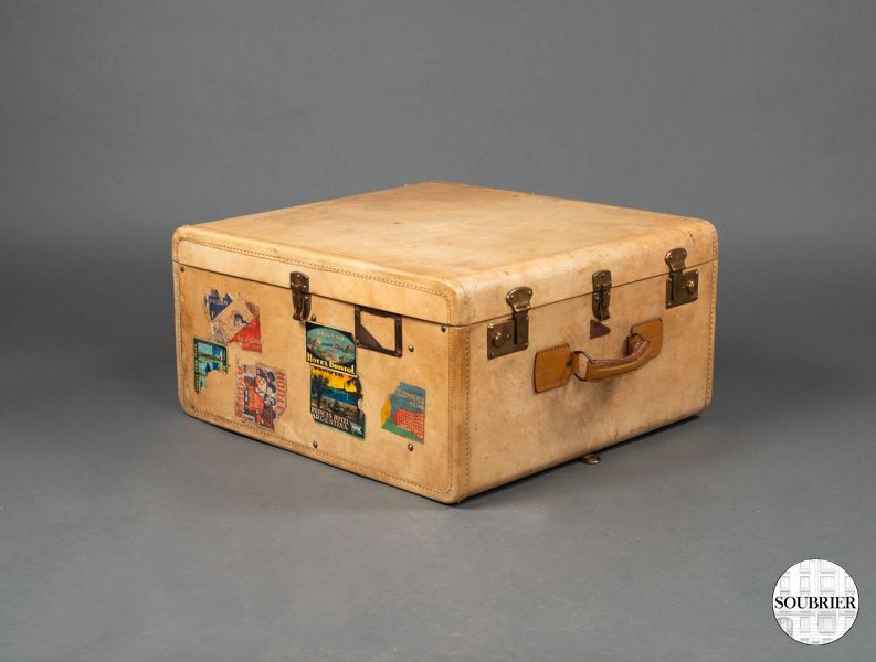 Parchment suitcase