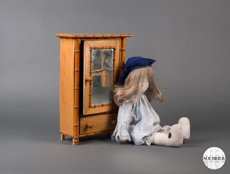 Doll-sized armoire
