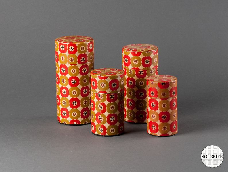 Washi tea caddies